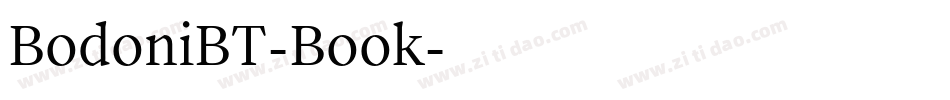 BodoniBT-Book字体转换