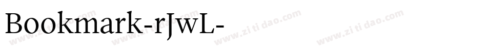 Bookmark-rJwL字体转换
