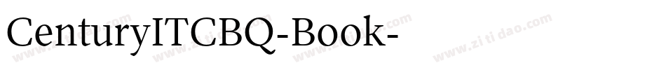 CenturyITCBQ-Book字体转换