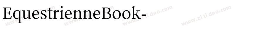 EquestrienneBook字体转换