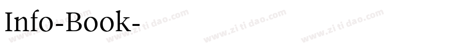Info-Book字体转换