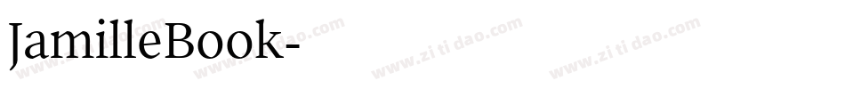JamilleBook字体转换
