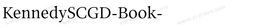 KennedySCGD-Book字体转换