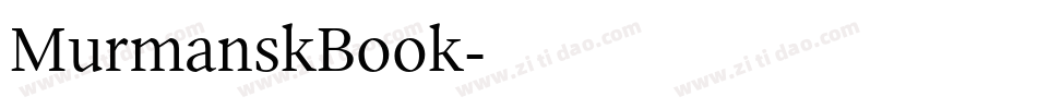 MurmanskBook字体转换