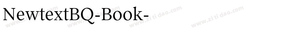NewtextBQ-Book字体转换