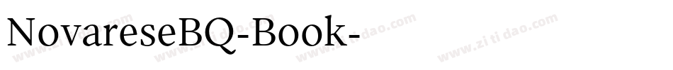 NovareseBQ-Book字体转换