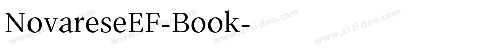 NovareseEF-Book字体转换