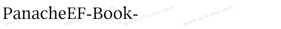 PanacheEF-Book字体转换