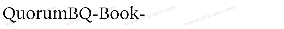 QuorumBQ-Book字体转换