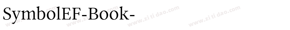 SymbolEF-Book字体转换