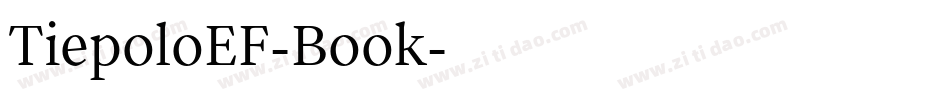 TiepoloEF-Book字体转换