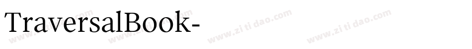 TraversalBook字体转换