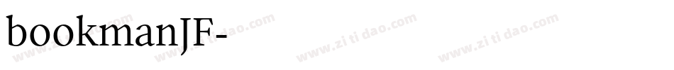bookmanJF字体转换