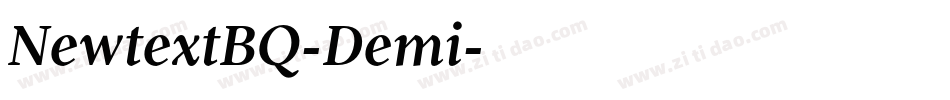 NewtextBQ-Demi字体转换