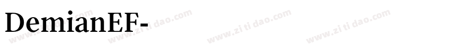 DemianEF字体转换