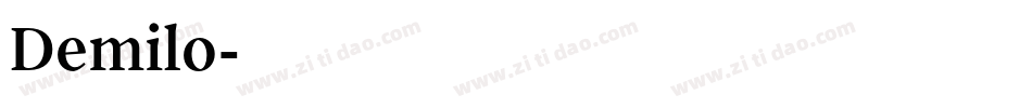 Demilo字体转换