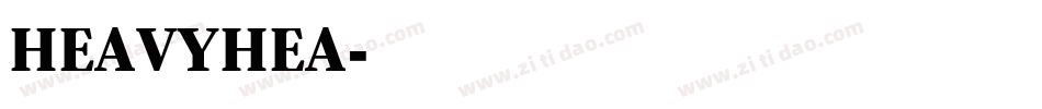 HEAVYHEA字体转换
