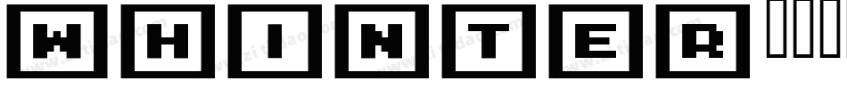 Whinter字体转换