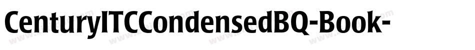 CenturyITCCondensedBQ-Book字体转换