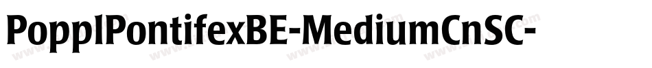 PopplPontifexBE-MediumCnSC字体转换
