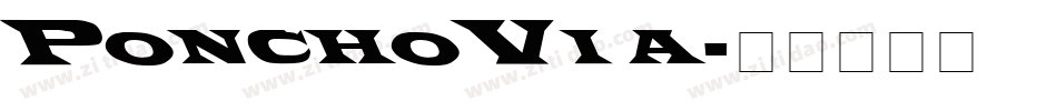 PonchoVia字体转换