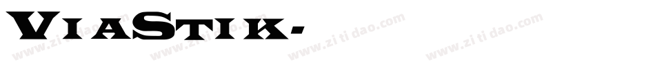 ViaStik字体转换