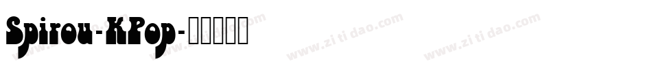 Spirou-KPop字体转换