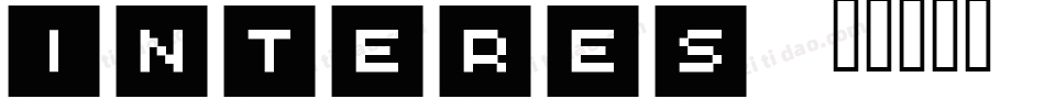 Interes字体转换