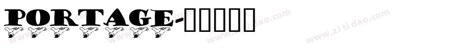 PORTAGE字体转换
