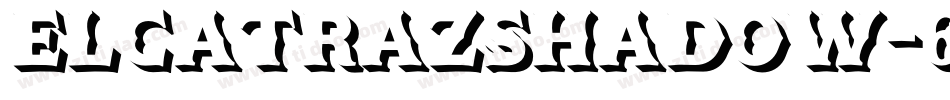ElcatrazShadow-6Ya9v字体转换