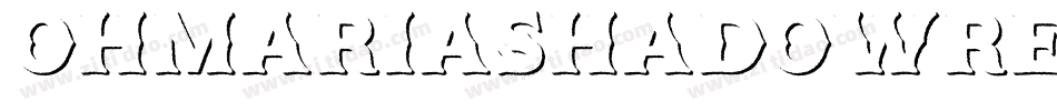 OhmariaShadowRegular-A7Ax字体转换