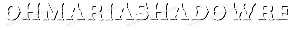OhmariaShadowRegular-A7Ax字体转换