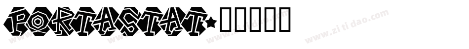 Portastat字体转换