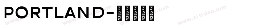 PORTLAND字体转换