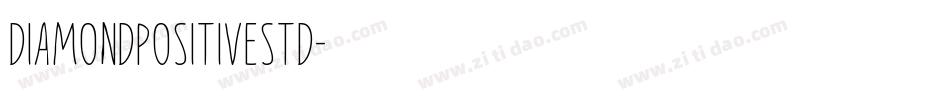 DiamondPositiveStd字体转换