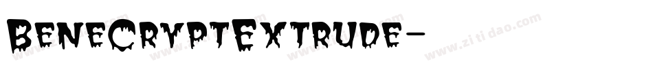 BeneCryptExtrude字体转换