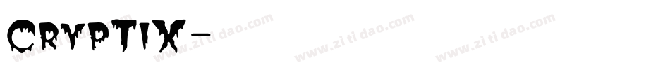 CrypTiX字体转换