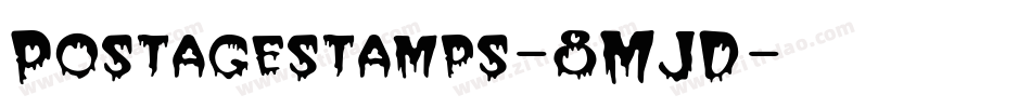 Postagestamps-8MJD字体转换