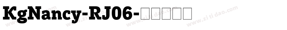 KgNancy-RJ06字体转换