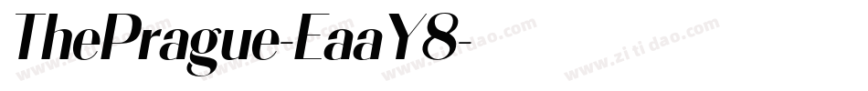 ThePrague-EaaY8字体转换