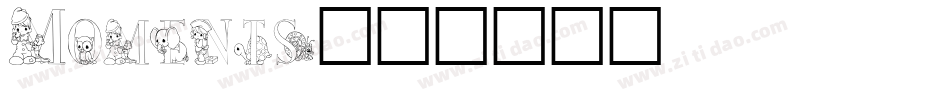 Moments字体转换