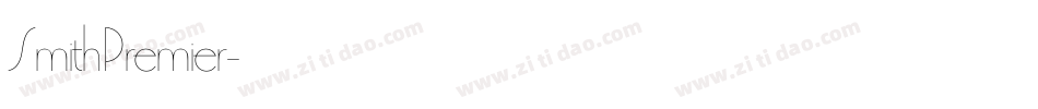 SmithPremier字体转换