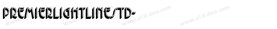PremierLightlineStd字体转换