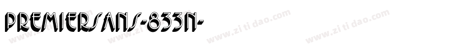 PremierSans-833n字体转换