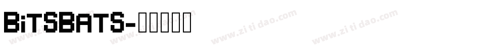 Bitsbats字体转换