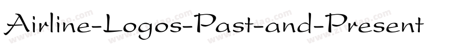Airline-Logos-Past-and-Present字体转换