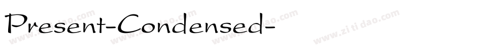 Present-Condensed字体转换