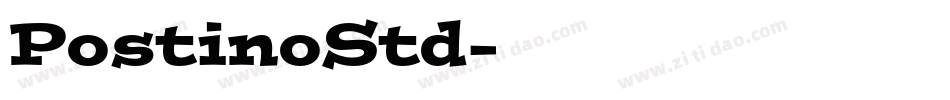 PostinoStd字体转换