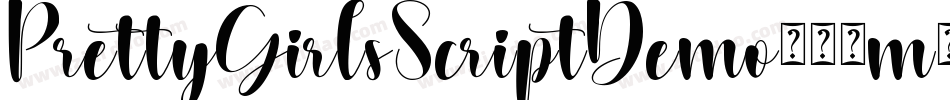 PrettyGirlsScriptDemo-36m3字体转换 PrettyGirlsScriptDemo-36m3字体转换