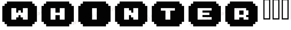 Whinter字体转换